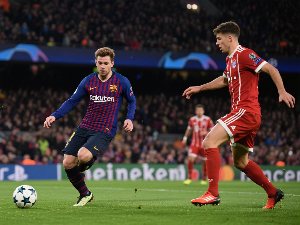 两大豪门的历史渊源
欧冠赛场上的拜仁与