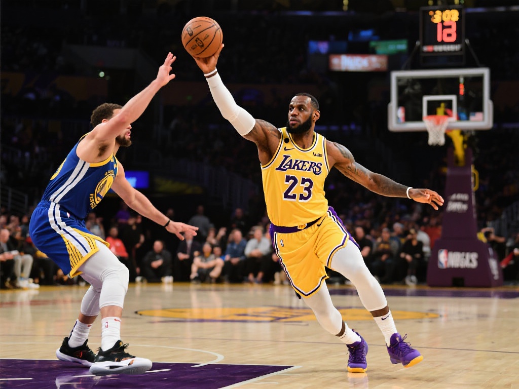 湖勇对抗成焦点,NBA季后赛激战正酣 湖人与勇士之间的竞争可追溯到多年前,双方